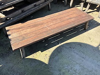 Hardhouten terrastafel (6x) - afbeelding 3 van  6