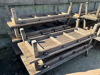 Hardhouten terrastafel (6x) - afbeelding 5 van  6
