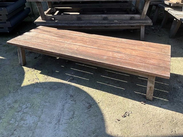 Hardhouten terrastafel (6x) - afbeelding 6 van  6