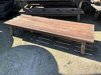 Hardhouten terrastafel (6x) - afbeelding 6 van  6