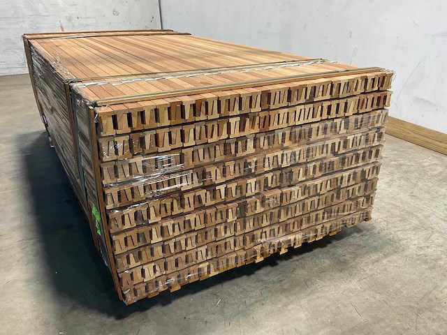 Hardhouten tongnaald profiel-n1 bruin 215x4,9x3,5 cm - set van 2 (50x) - afbeelding 4 van  7