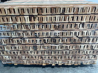 Hardhouten tongnaald profiel-n1 bruin 215x4,9x3,5 cm - set van 2 (50x) - afbeelding 5 van  7