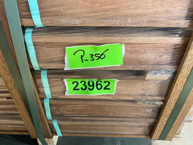 Hardhouten tongnaald profiel-n1 bruin 215x4,9x3,5 cm - set van 2 (50x) - afbeelding 7 van  7