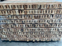 Hardhouten tongnaald profiel-n1 bruin 215x4,9x3,5 cm - set van 2 (50x) - afbeelding 6 van  8