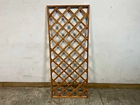 Hardhouten trellis recht met kader 180x75 cm (10x) - afbeelding 9 van  13