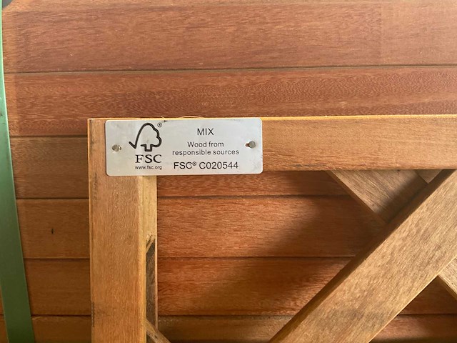 Hardhouten trellis recht met kader 180x75 cm (20x) - afbeelding 1 van  5