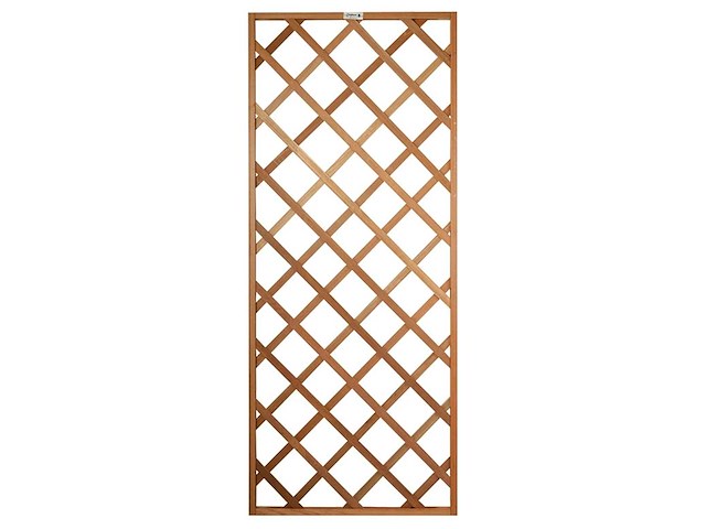 Hardhouten trellis recht met kader 180x75 cm (20x) - afbeelding 1 van  8