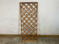 Hardhouten trellis recht met kader 180x75 cm (20x) - afbeelding 7 van  8