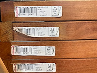 Hardhouten trellis recht met kader 180x75 cm (60x) - afbeelding 4 van  13