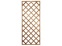 Hardhouten trellis recht met kader 180x75 cm (60x) - afbeelding 1 van  8