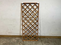 Hardhouten trellis recht met kader 180x75 cm (60x) - afbeelding 5 van  8