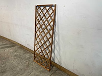Hardhouten trellis recht met kader 180x75 cm (60x) - afbeelding 7 van  8