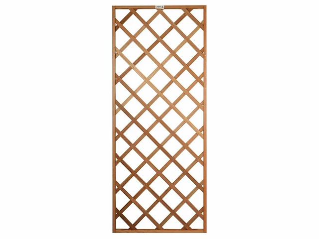 Hardhouten trellis recht met kader 180x75 cm (60x) - afbeelding 1 van  13