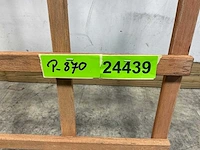 Hardhouten trellis rechthoekig 180x40 cm (10x) - afbeelding 7 van  8
