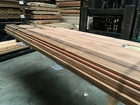 Hardhouten tuinplank - 250-300x14,5x2,5 (25x) - afbeelding 2 van  8