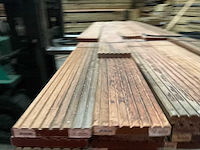 Hardhouten tuinplank - 250-300x14,5x2,5 (25x) - afbeelding 7 van  8
