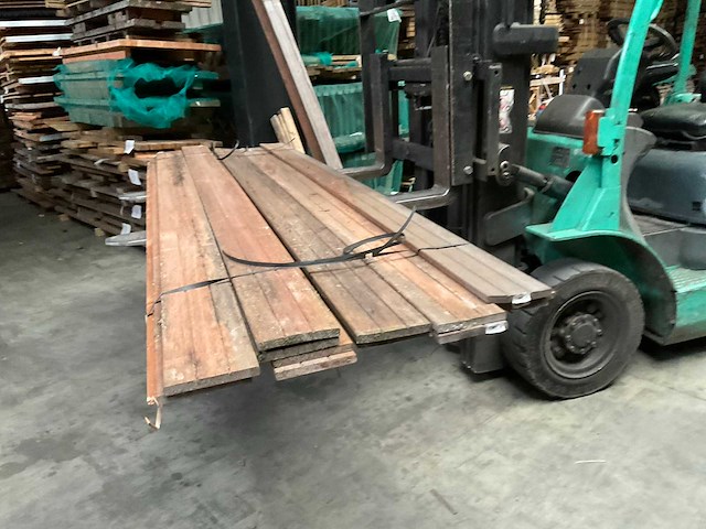 Hardhouten tuinplank 270x14,5x1,8 cm (11x) - afbeelding 1 van  10