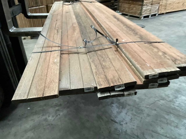 Hardhouten tuinplank 270x14,5x1,8 cm (11x) - afbeelding 10 van  10