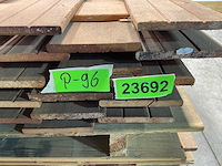 Hardhouten tuinscherm 17-planks - 180x180 cm (7x) - afbeelding 4 van  4