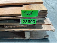 Hardhouten tuinscherm 21-planks - 180x150 cm (3x) - afbeelding 2 van  2