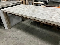 Hardhouten tuintafel - afbeelding 4 van  7
