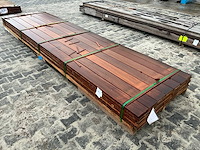 Hardhouten vlonderplank 1.6x14.5x396 cm (56x) - afbeelding 1 van  6