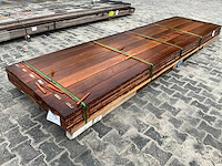 Hardhouten vlonderplank 1.6x14.5x396 cm (56x) - afbeelding 2 van  6