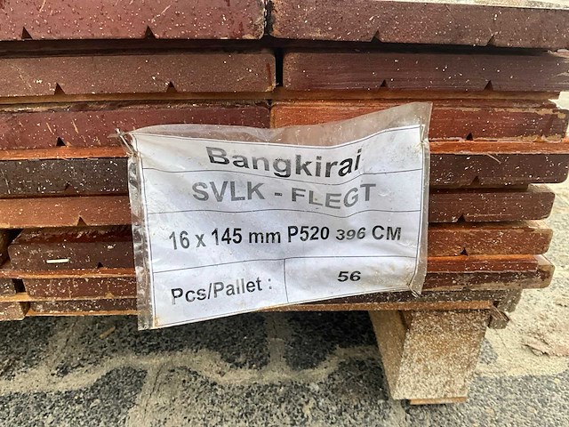 Hardhouten vlonderplank 1.6x14.5x396 cm (56x) - afbeelding 6 van  6