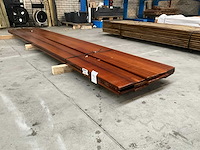 Hardhouten vlonderplank 1,6x14,5x396cm (21x) - afbeelding 1 van  5