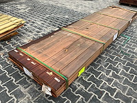 Hardhouten vlonderplank 1.6x14.5x396cm (56x) - afbeelding 2 van  5