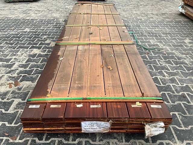 Hardhouten vlonderplank 1.6x14.5x396cm (56x) - afbeelding 3 van  5