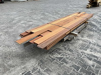 Hardhouten vlonderplank 1.8x14 cm (32x) - afbeelding 2 van  5