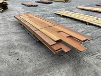 Hardhouten vlonderplank 1.8x14 cm (32x) - afbeelding 3 van  5