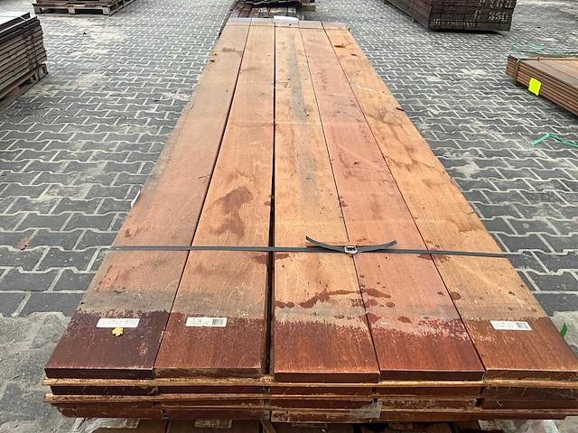 Hardhouten vlonderplank 2.7x19.5x366cm (57x) - afbeelding 7 van  7