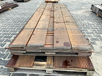 Hardhouten vlonderplank 2.7x19x274 cm (19x) - afbeelding 4 van  6