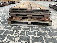 Hardhouten vlonderplank 2.7x19x274 cm (19x) - afbeelding 5 van  6