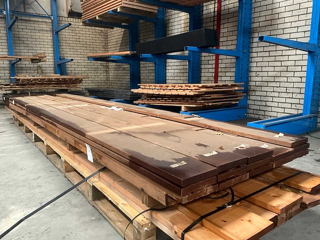 Hardhouten vlonderplank 2,7x19x457 cm (14x) - afbeelding 1 van  4