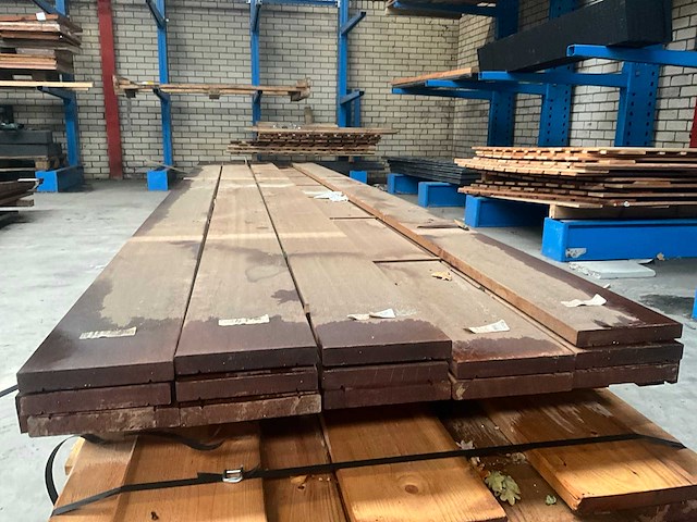 Hardhouten vlonderplank 2,7x19x457 cm (14x) - afbeelding 2 van  4