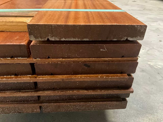 Hardhouten vlonderplank 2,7x19x457 cm (14x) - afbeelding 4 van  4