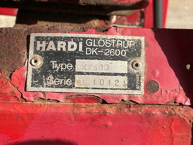 Hardi lxy600 veldspuit - afbeelding 9 van  9