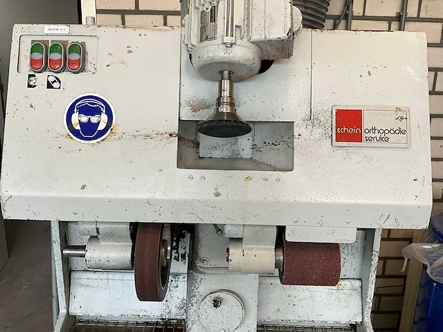 Hardo ortho solo 75 band- schuur- polijstmachine v.v. pneumatische klepafzuiging - afbeelding 4 van  6