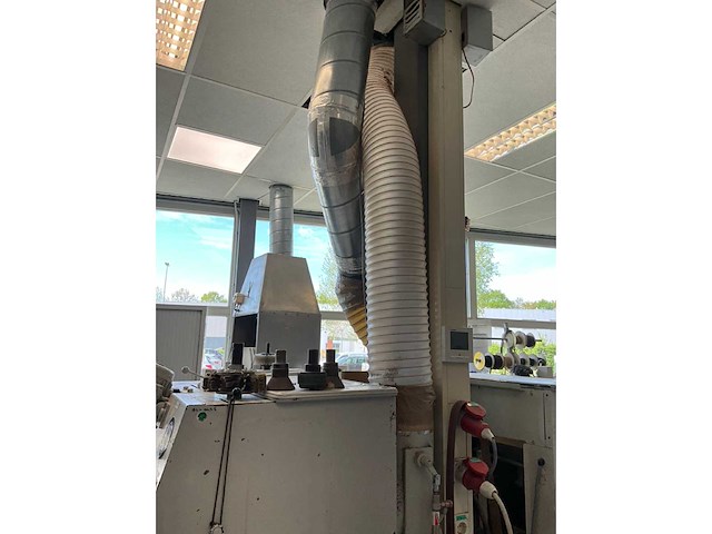 Hardo ortho solo 75 band- schuur- polijstmachine v.v. pneumatische klepafzuiging - afbeelding 4 van  5