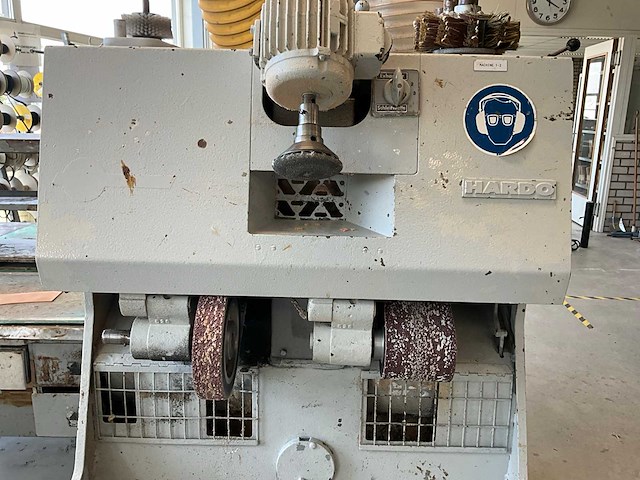 Hardo ortho solo 75 band- schuur- polijstmachine v.v. pneumatische klepafzuiging - afbeelding 5 van  5