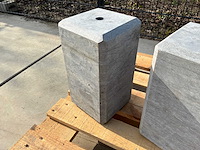 Hardsteen sokkel 18x18x33cm 4-zijdig facet (4x) - afbeelding 5 van  5