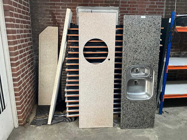 Hardstenen aanrechtblad - afbeelding 1 van  6