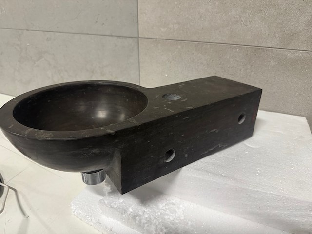 Hardstenen fontein 23x40x10 cm wb - afbeelding 3 van  3