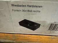 Hardstenen fontein wb, 393506, zwart - afbeelding 3 van  3