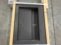 Hardstenen wastafel 81 cm - afbeelding 4 van  7