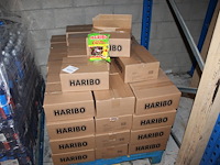 Haribo happy cherry's op pallet. 62 dozen met 10 zakjes. tht 12-24.