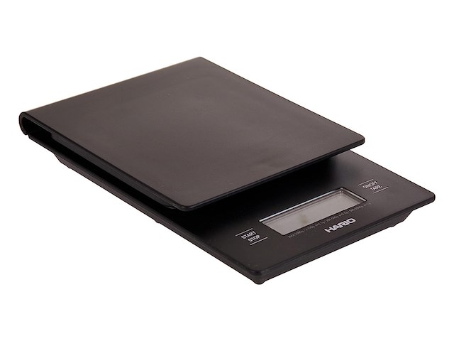Hario v60 weegschaal met timer vstn-2000b zwart - afbeelding 1 van  4